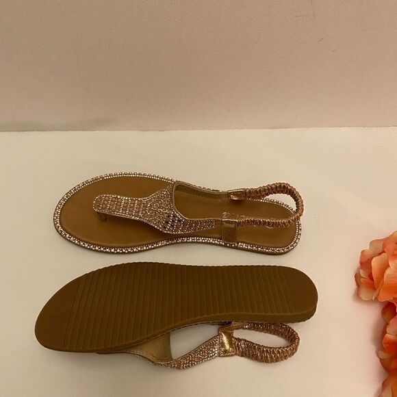 Lucita Shoes open toe Rhinestone Sandals - Picture 7 of 7